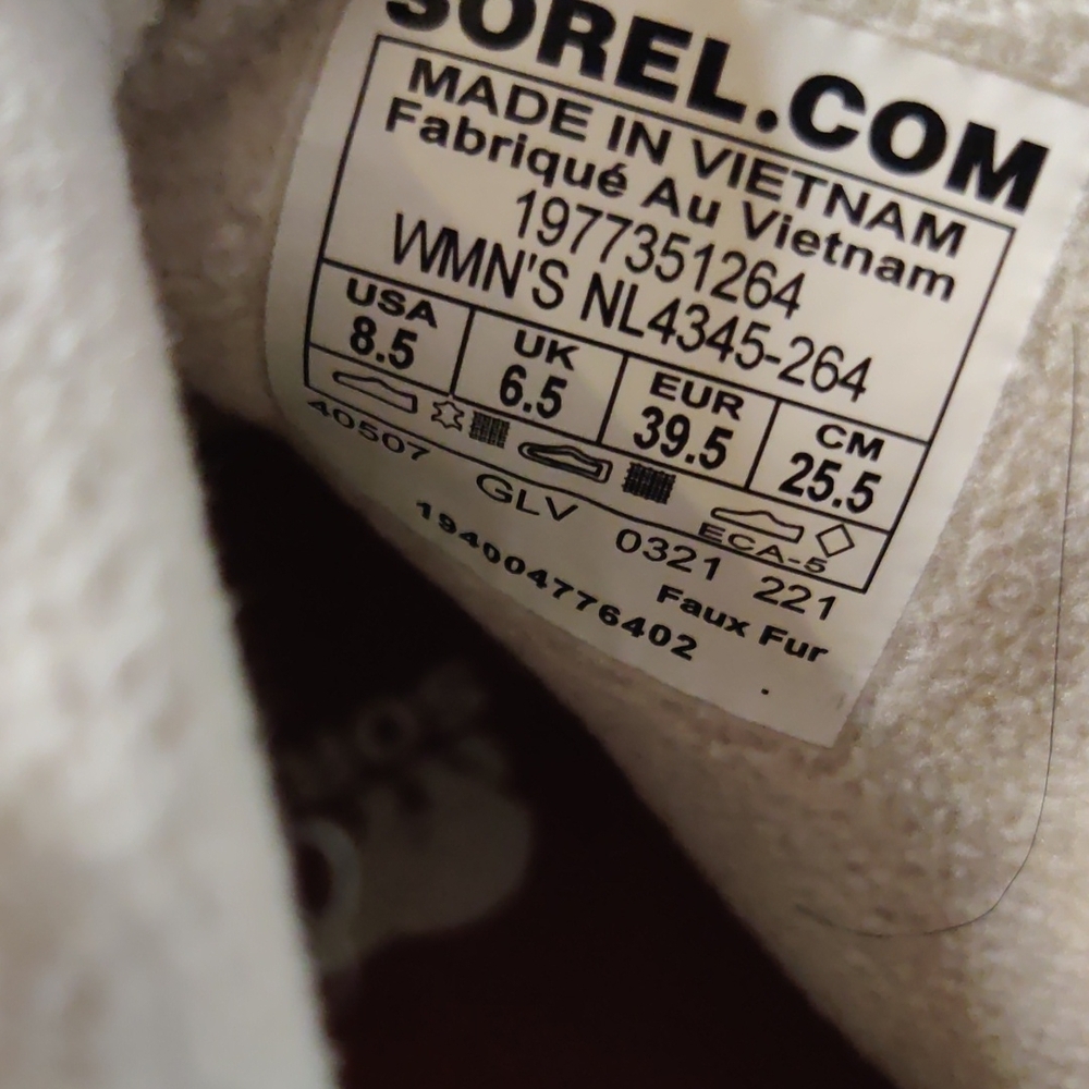 SOREL Harlow Lace-Up Snow Boot Size 8.5 - Picture 14 of 14